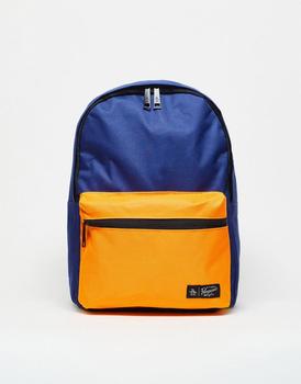 推荐Penguin logo backpack in blue/orange商品