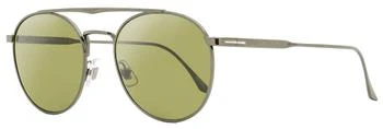 Longines | Longines Men's Oval Sunglasses LG0021 08Q Gunmetal 53mm 3.8折
