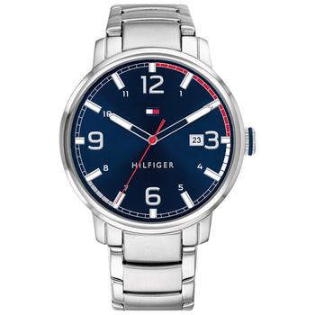 tommy hilfiger手表是什么牌子, Tommy Hilfiger | Men's Stainless Steel Bracelet Watch 44mm, Created for Macy's商品图片 