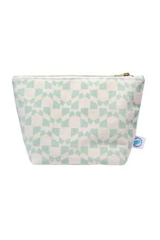 Dance Happy Designs | Women's Hadley Cosmetic Bag In Sage,商家Premium Outlets,价格¥271