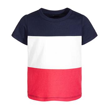 First Impressions | Baby Boys Colorblocked T-Shirt, Created for Macy's商品图片,6.9折×额外8.5折, 额外八五折