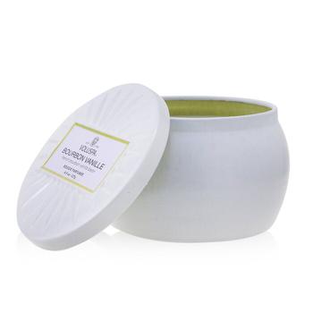 Voluspa | Voluspa 镀金银系列 小铁罐香薰蜡烛 - 波旁香草 127g/4.5oz商品图片,