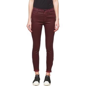 J Brand | Alana High Rise Crop Jeans - Coated Claret商品图片,额外8.5折, 额外八五折