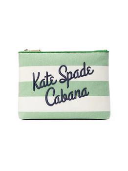 kate spade帆布包, Kate Spade | Cabana Striped Canvas Pouch商品图片 7折