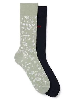 Hugo Boss | Two-Pack Of Regular-Length Socks With Logos 6.9折