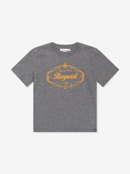 推荐Boys Thibald Logo T-Shirt in Grey商品