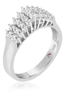 Suzy Levian | Sterling Silver Bring the Perfect Amount of Sparkle CZ Ring 3.4折, 独家减免邮费