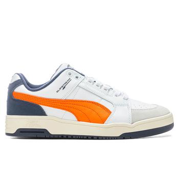 推荐Puma Slipstream Lo Retro - Puma White/Vibrant Orange商品