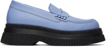 Ganni | Blue Wallaby Creepers Loafers 3.0折