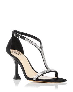 Vince Camuto经典款, Vince Camuto | VINCE CAMUTO Women's Sorthand Crystal Embellished High Heel Sandals商品图片 