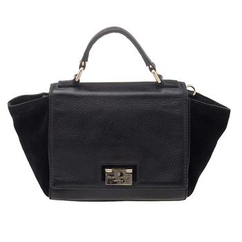 推荐Kate Spade Black Leather And Suede Magnolia Park Top Handle Bag商品