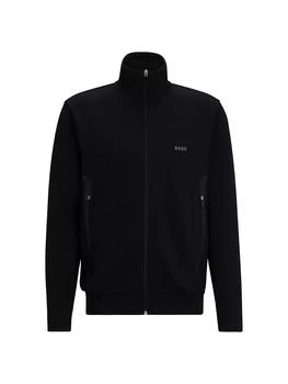 Hugo Boss | Zip-Up Sweatshirt with Logo Print 独家减免邮费