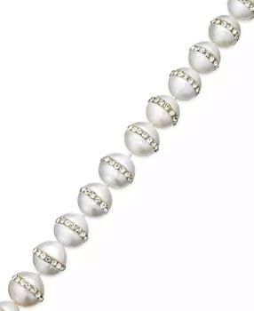 Macy's | 淡水珍珠水晶镶嵌手链 (9-10mm),商家Macy's,价格¥616