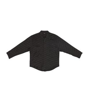 巴黎世家衬衫价格, Balenciaga | Creased BB Logo Print Shirt商品图片 