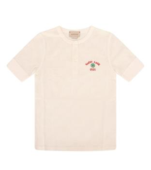 Gucci | Gucci Kids GG Jacquard Crewneck Short-Sleeved T-Shirt商品图片 5.8折起
