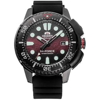 推荐Orient Men's Automatic Watch - M-Force Red and Black Dial Grey Case | RA-AC0L09R00B商品