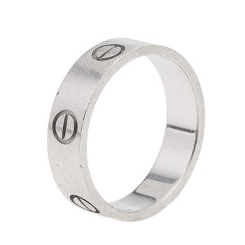 美国卡地亚戒指, [二手商品] Cartier | Cartier Love Platinum Band Ring Size 58商品图片 5.9折, 满1件减$100, 满减