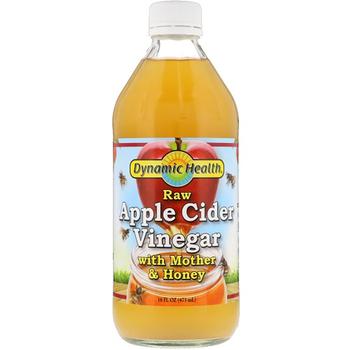 商品Dynamic Health Apple Cider Vinegar With Mother and Honey, 16 Oz图片
