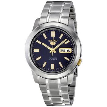 精工5号, Seiko | 5 Automatic Stainless Steel Blue Dial Mens Watch SNKK11商品图片 6.3折