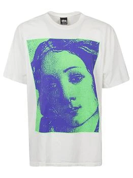 推荐STUSSY - Printed Cotton T-shirt商品