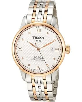 推荐Tissot Le Locle Powermatic 80 Silver Diamond Dial Two-Tone Men's Watch T006.407.22.036.00商品