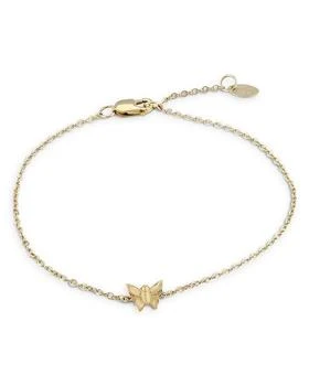 Moon & Meadow | 14K Yellow Gold Butterfly Chain Bracelet,商家Bloomingdale's,价格¥1571