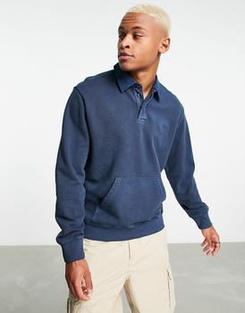 Carhartt | Carhartt WIP duster collared sweatshirt in dark navy商品图片,