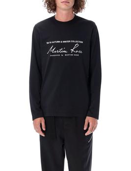 推荐Martine Rose Logo-Printed Long-Sleeved T-Shirt商品