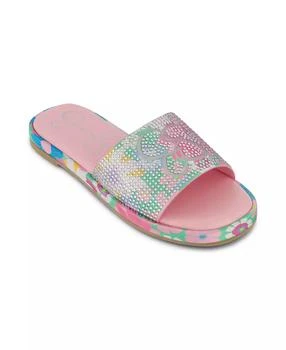 Jessica Simpson | Little and Big Girls Sora Logo Floral Casual Slide Sandals,商家Macy's,价格¥175