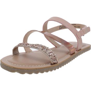 推荐Arizona Jeans Co.  Girls Adelaide Slingback Ankle Strap Flat Sandals商品