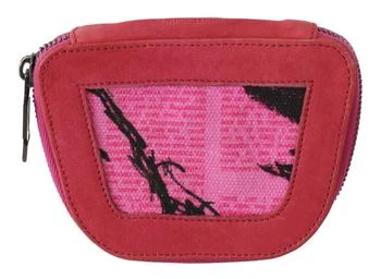 PINKO | PINKO  Suede Printed Coin Holder Women Fabric Zippered Purse,商家SEYMAYKA,价格¥574