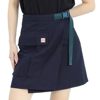 Kenzo | Ladies Navy Wrapped A Line Skirt 2.4折, 满$200减$10, 满减