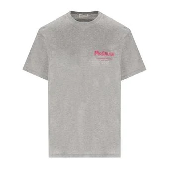 Alexander McQueen | Alexander McQueen Logo Printed Crewneck T-Shirt 4.7折起, 独家减免邮费