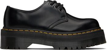 Dr. Martens | Black 1461 Smooth Leather Platform Derbys,商家SSENSE HK,价格¥908