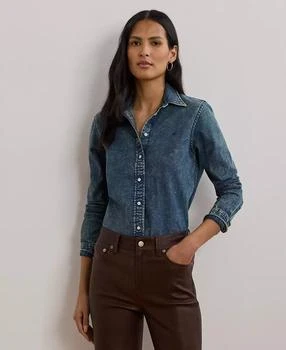 Ralph Lauren | Women's Classic-Fit Denim Shirt,商家Macy's,价格¥523