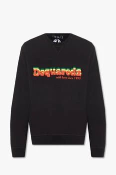 推荐Dsquared2 Black Sweatshirt With Logo - Men商品