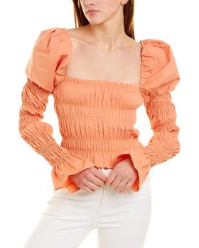 CAROLINE CONSTAS图片, CAROLINE CONSTAS | Caroline Constas Long Sleeve Delilah Top商品图片 2.5折