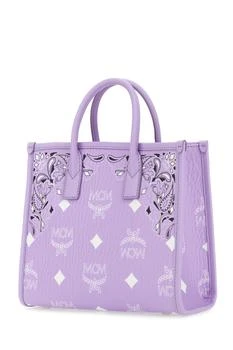 MCM | Lilac canvas small München handbag 
