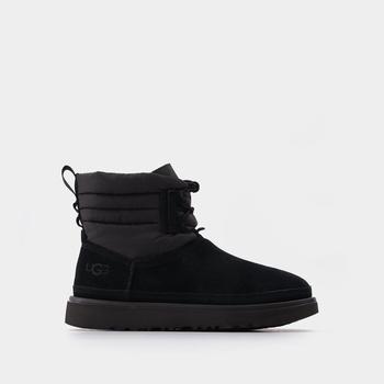 ugg男鞋海淘, UGG | Classic Mini Lace-up Men Synthetic, Black商品图片 