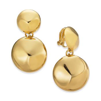 Charter Club | Polished Ball Drop Clip-On Earrings, Created for Macy's商品图片,7.4折×额外8折, 独家减免邮费, 额外八折