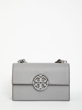 tory burch miller男包, Tory Burch | Grey Miller bag商品图片 7折