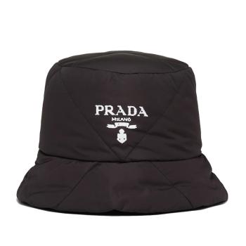 Prada | 【预售3-7天】PRADA/普拉达 21年秋冬 男士黑色Re-Nylon 再生尼龙加衬渔夫帽2HC252_IYK_F0002商品图片,7.9折, 包邮包税