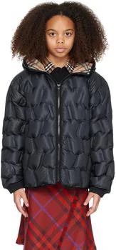 Burberry | Kids Navy Quilted Down Jacket 