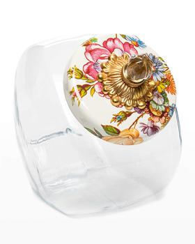 商品MacKenzie-Childs | Sweets Jar with Flower Market Lid,商家Neiman Marcus,价格¥430图片