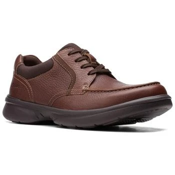 Clarks | Clarks Mens Bradley Vibe Faux Leather Lace-Up Oxfords 6.5折