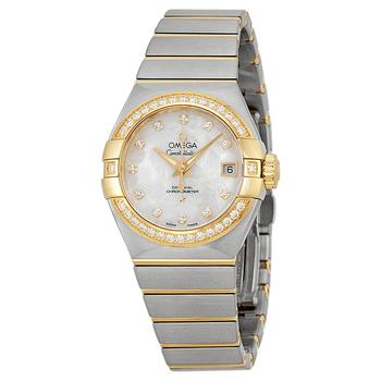 欧米茄星座, [二手商品] Omega | Pre-owned Omega Constellation Diamond White Mother of Pearl Dial Ladies Watch 123.25.27.20.55.003商品图片 3.7折