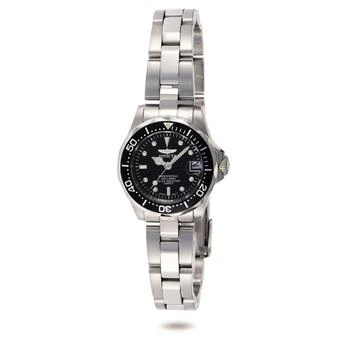 推荐Invicta 8939 Women's Stainless Steel Bracelet Quartz Pro Diver Black Dial Date Watch商品