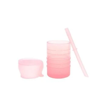 Bumkins | Baby Boys and Girls Spill-Resistant Silicone Cup, Straw and Lid Set,商家Macy's,价格¥134