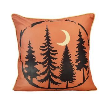推荐Bear Totem Tree Decorative Pillow, 18" x 18"商品