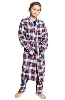 Petite Plume | Kids' Balmoral Tartan Robe,商家Nordstrom Rack,价格¥131